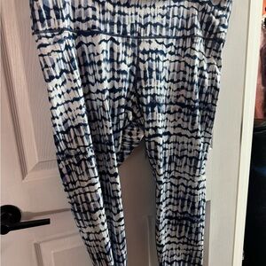 GapFit Blue And White Leggings XXL